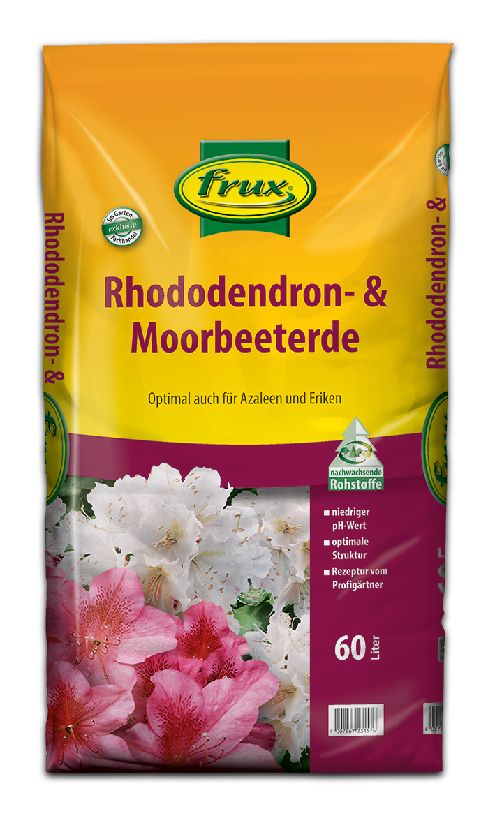 Frux Rhododendron und Moorbeeterde 60l