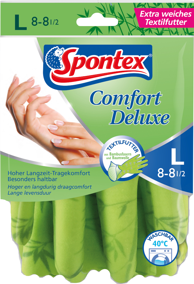 Handschuhe Spontex Comfort Deluxe Gr. 8 - 8,5