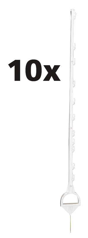 Gallagher Steigbügelpfahl weiß (2 x 5 Stück) 1,55m